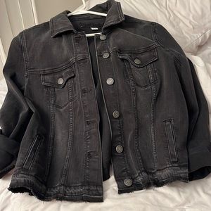 Maurices brand. Size medium. Black jean jacket. Mid length